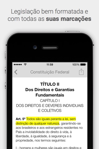 Vade Mecum de Direito (iPhone) screenshot 2