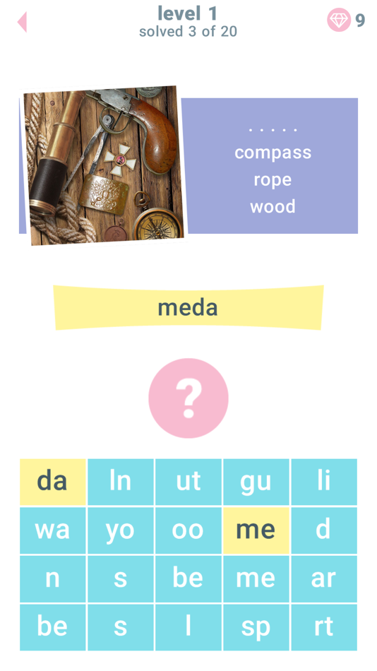 #2. 1 Image: 4 Words (iOS) 由: Guy Simard