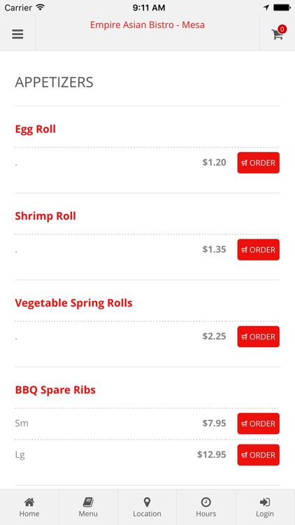 Empire Asian Bistro - Mesa