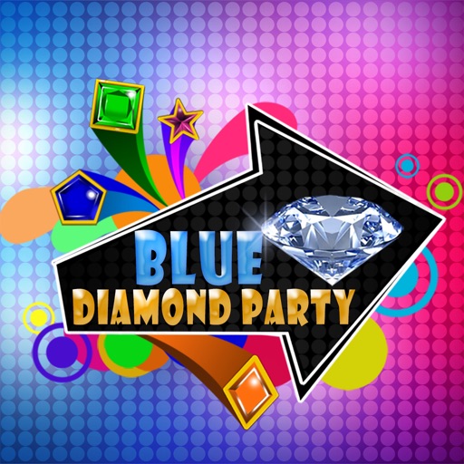 Blue Diamond Party for iPhone Icon