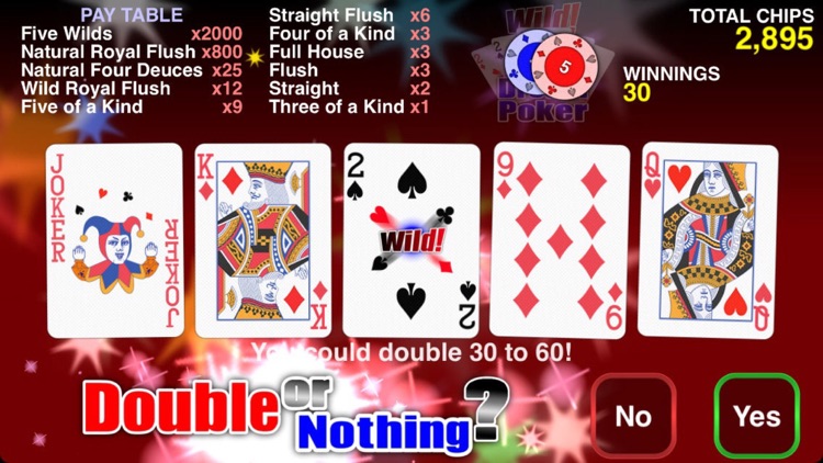 Wild Dream Poker - Deuces Wild Video Poker screenshot-3
