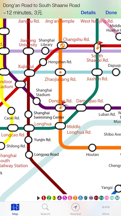 Explore Shanghai Metro map
