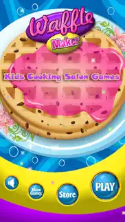 waffle maker - kids cooking food salon games iphone screenshot 1
