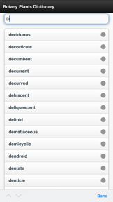 Botany Dictionary Offline Free screenshot