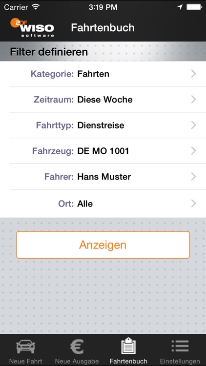 WISO Fahrtenbuch screenshot-4