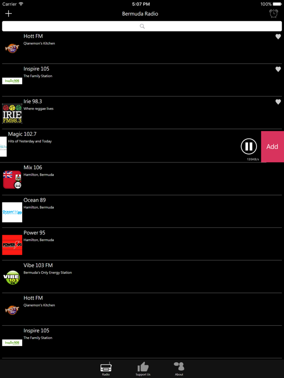 Bermudian Radio iPad screenshot 4 - Entertainment app