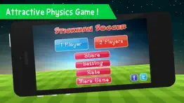 stickman soccer physics - fun 2 player games free iphone screenshot 3