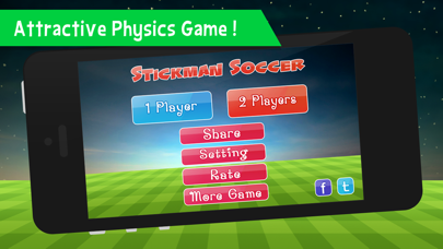 Stickman Soccer Physics - Fun 2 Player Games Freeのおすすめ画像3