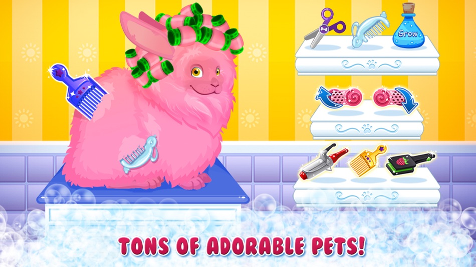 #5. Sunnyville Fluffy Salon (iOS) Podle: Sunstorm Interactive