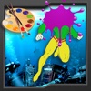 Paint For Kids Game Aquaman Version