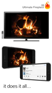 ultimate fireplace hd for apple tv iphone screenshot 1
