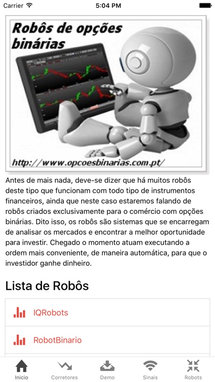 Opções Binárias para iniciantes screenshot-4