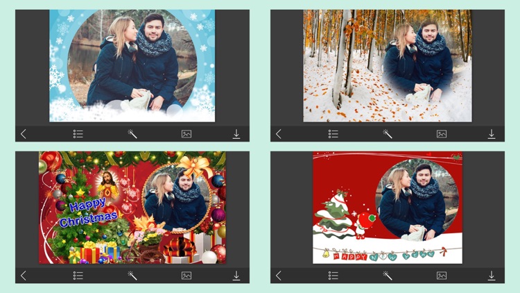 Santa claus Picture Frame - Instant pic frames