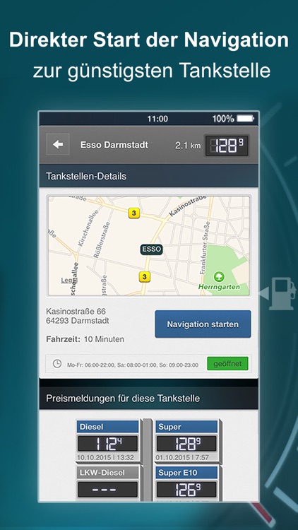 TankenApp mit Benzinpreistrend screenshot-3
