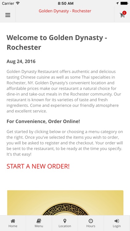 Golden Dynasty - Rochester Online Ordering