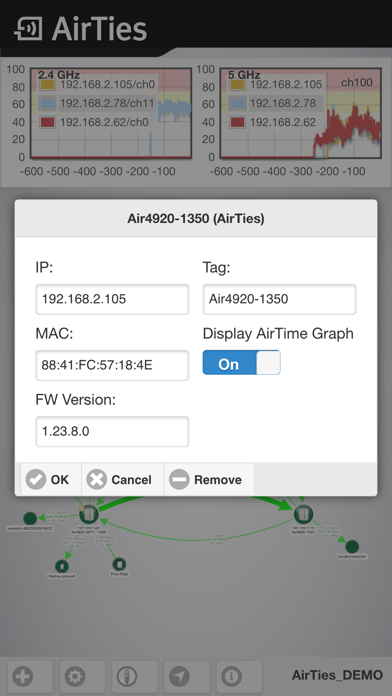 Screenshot #2 pour AirTies Network Visualizer