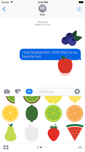 Fruits Sticker Pack for iMessage(圖3)-速報App