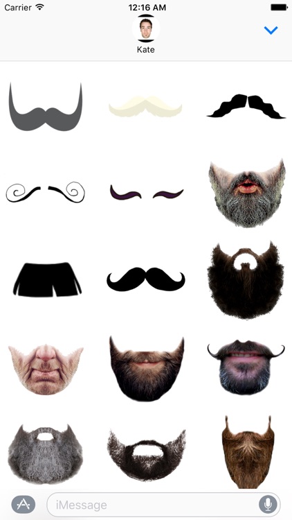 Beard & Mustache Stickers