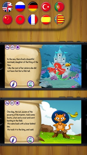 Classic fairy tales interactive book for