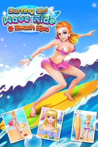 Surfing Girl - Wave Ride & Beach Spa screenshot 2