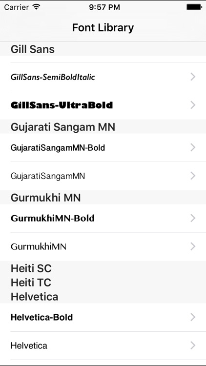 FontLibrary