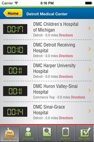 DMC ER Now:Official Detroit Medical Center Toolkit screenshot 2