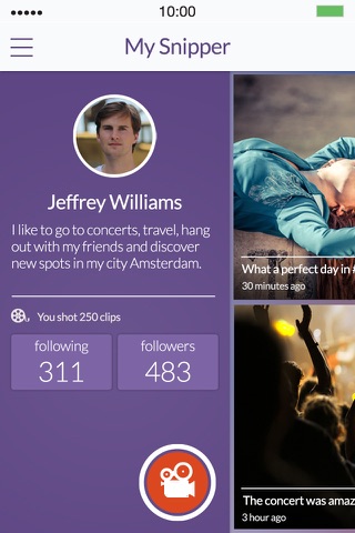 Snipper - Social Video Sharing screenshot 4