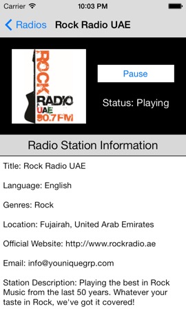 United Arab Emirates Radio Live Player (UAE / Abu Dhabi / Arabic / العربية / الأمارات العربية المتحدة راديو)のおすすめ画像4