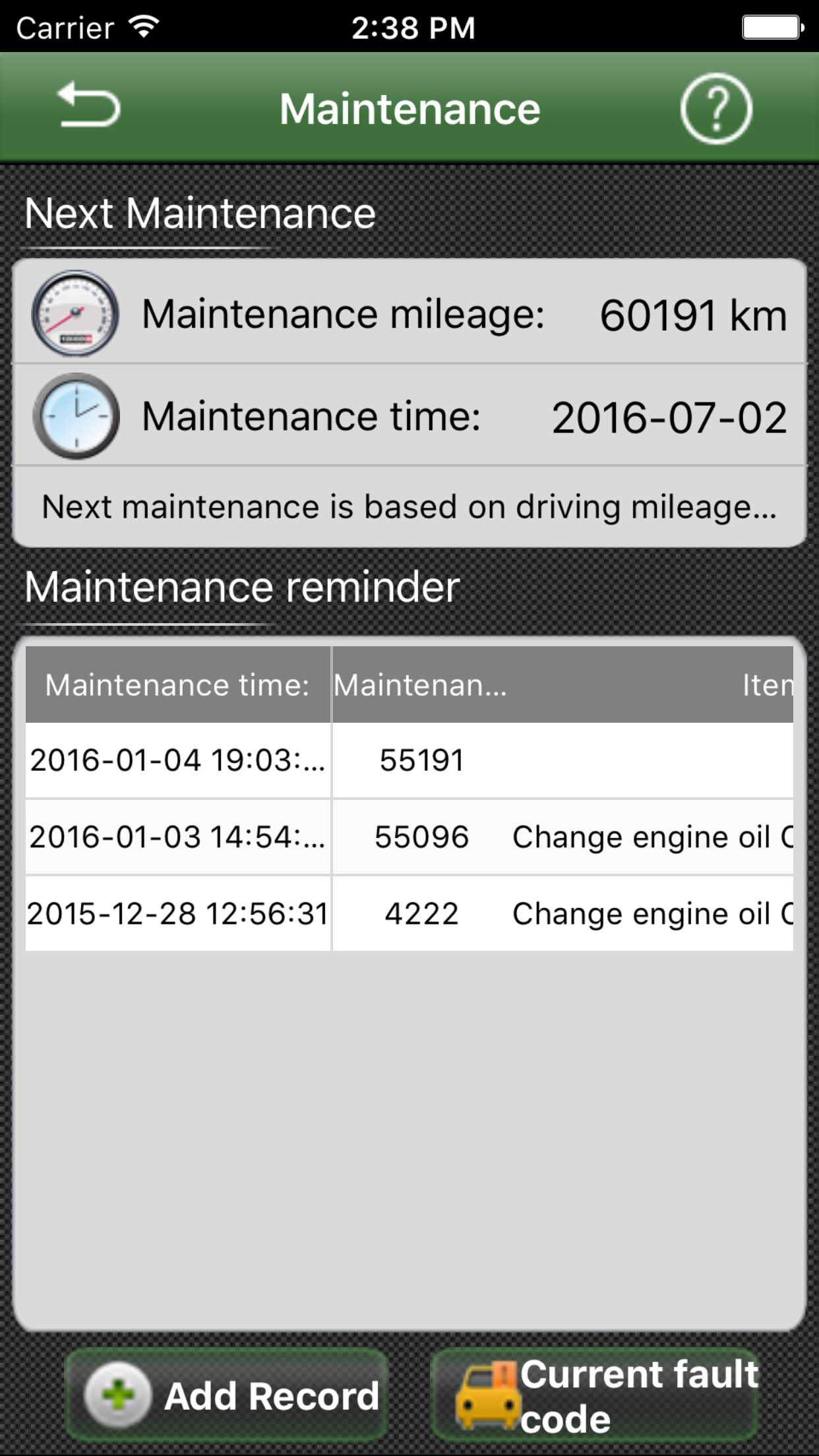 Mobitel mTrack (Car Doctor) screenshot 4