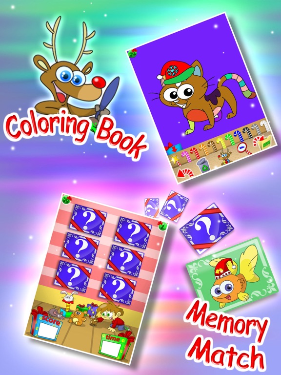Screenshot #6 pour Christmas Pets Coloring