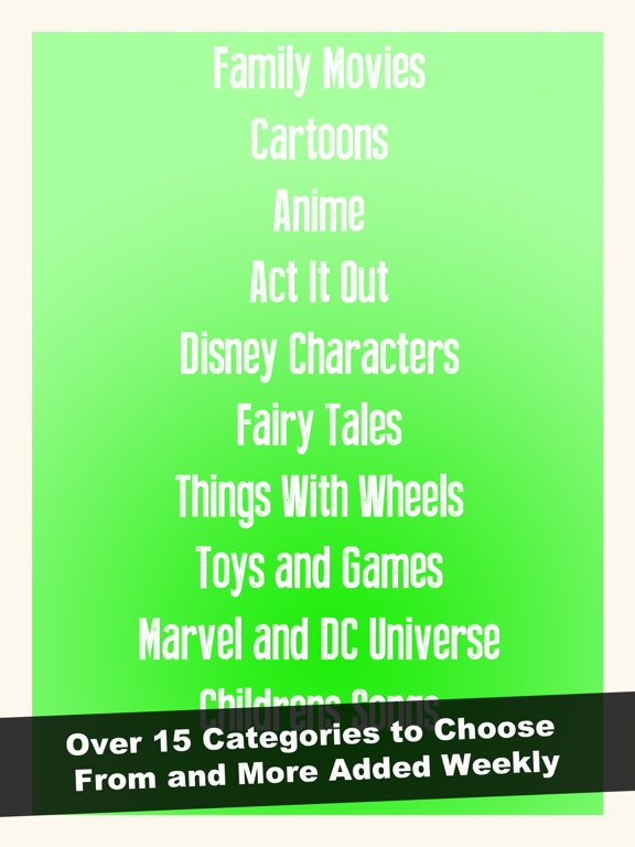 Charades! Kids iPad screenshot 4 - Games app