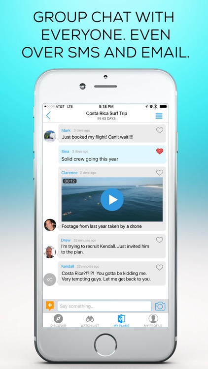PlanChat: Group Messaging for Trip Planning screenshot-4