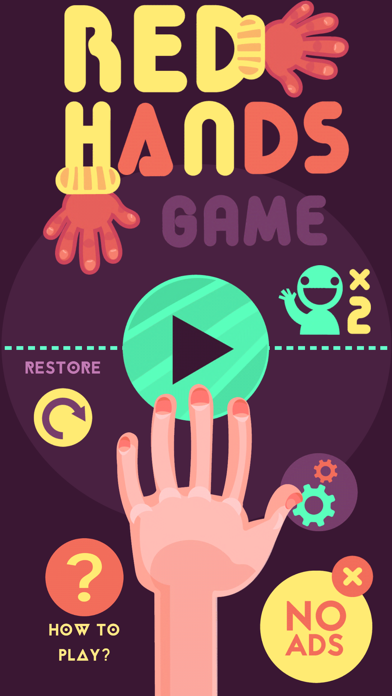Screenshot #1 pour Red Hands Game