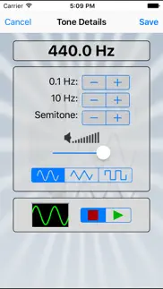 tone generator! iphone screenshot 1