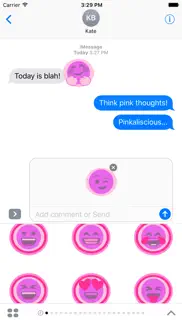 tickled pink! (pinktastic emoji stickers) iphone screenshot 4