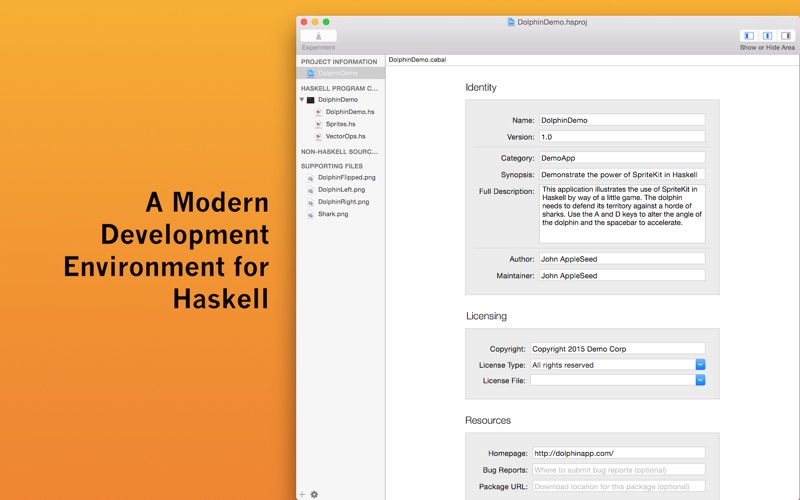 Haskell review screenshots