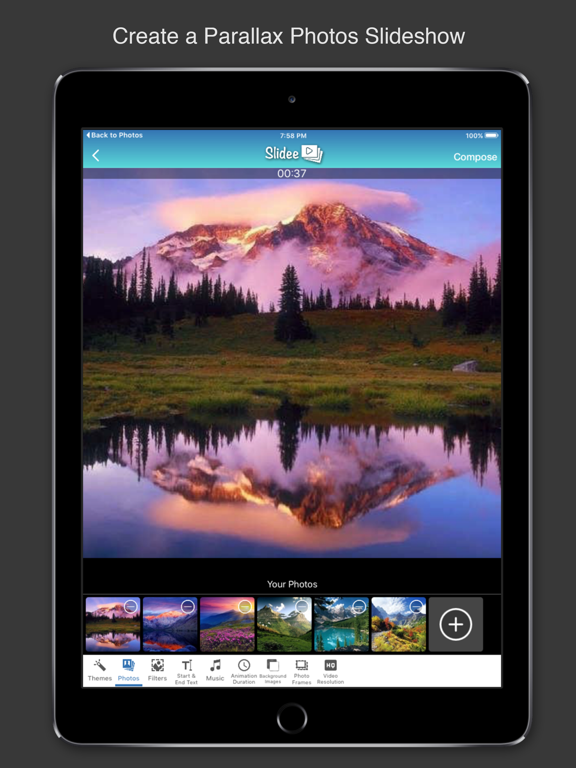 Screenshot #4 pour Photo Slideshow Maker w/ Music