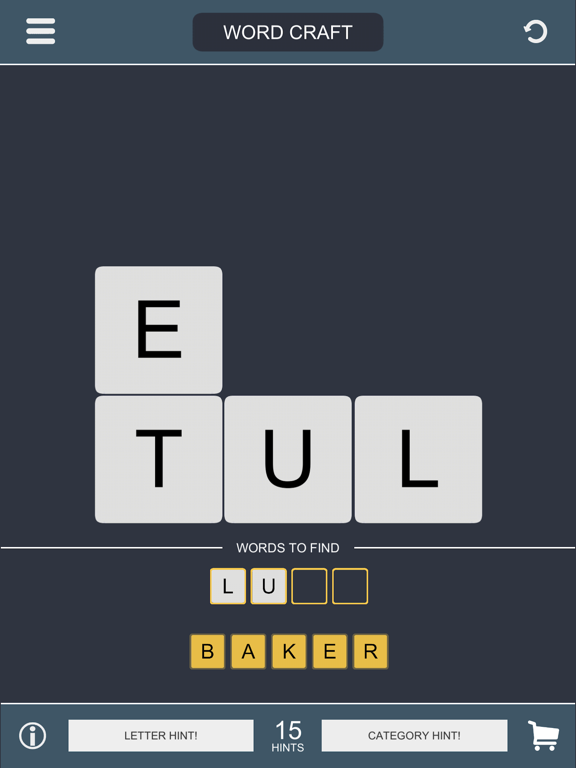 Screenshot #5 pour Word Craft - Word Game: Puzzle One’s Brains & Fun