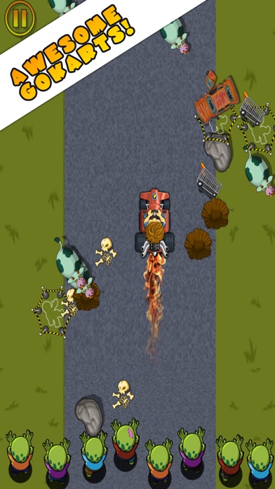 ZOMBIE GO KART - TRICKY RACING 1.2.0 IOS ĐUA XE ZOMBIE GO KART - TRICKY RACING 1.2.0 IOS