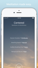 Centered - Meditation & Mindfulness screenshot