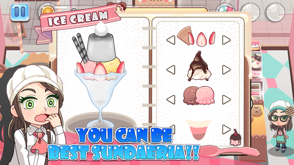 #2. Jean's Sundaeria (iOS) Podle: AFEEL, Inc.