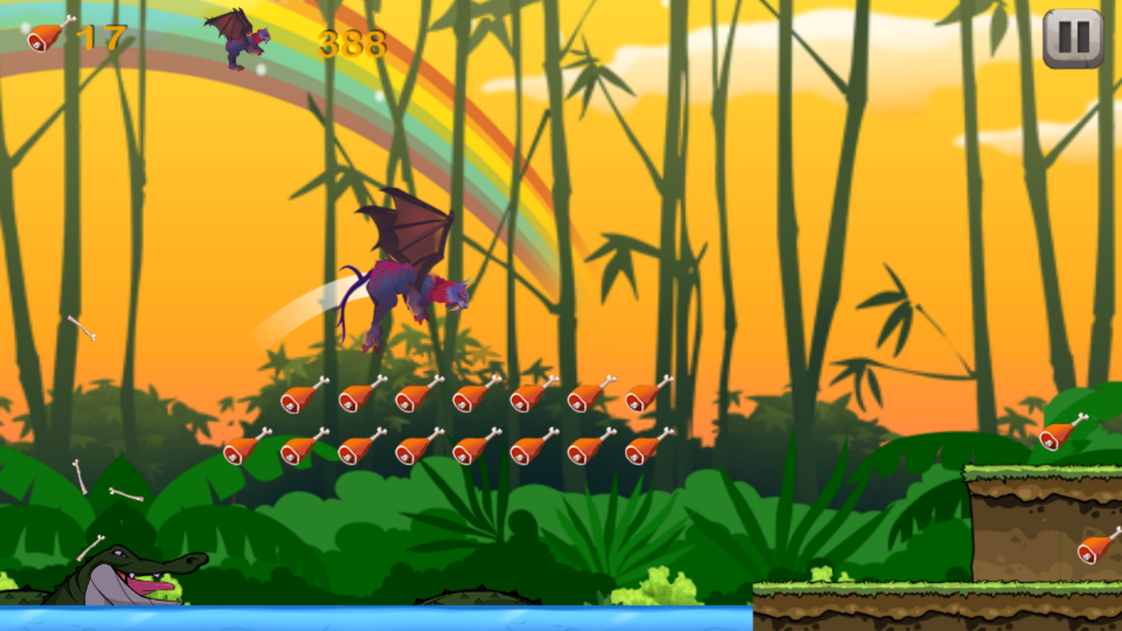 Super monster run adventures in monkey jungle screenshot 3