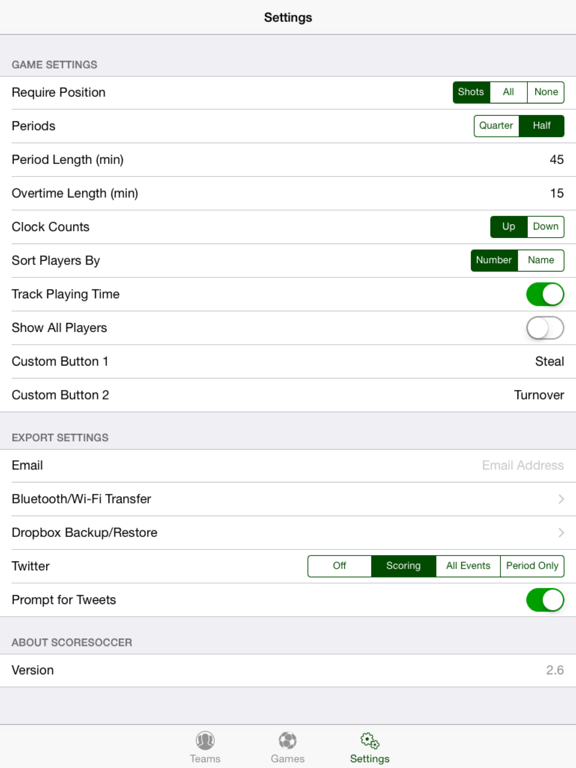 Score Soccer iPad screenshot 5 - Sports app