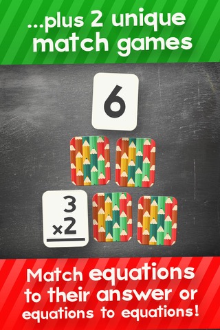 第2、第3学年の子供のための乗算と除算の数学フラッシュカードマッチゲームのおすすめ画像3