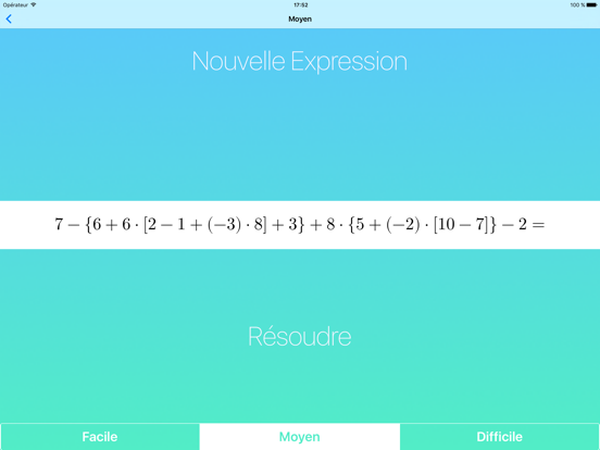 Screenshot #6 pour Expressions Mathématiques avec SOLUTION COMPLÈTE