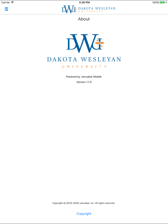 DWU TigerNet iPad screenshot 1 - Education app