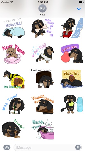 Dachshund Dog Sticker(圖4)-速報App