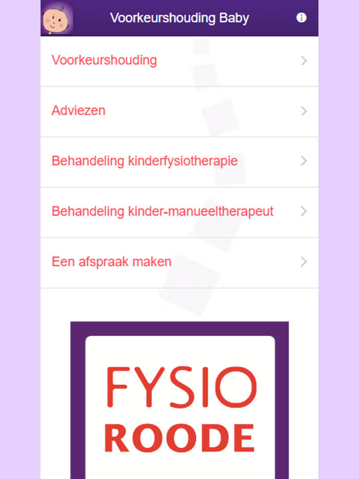 Voorkeurshouding Baby