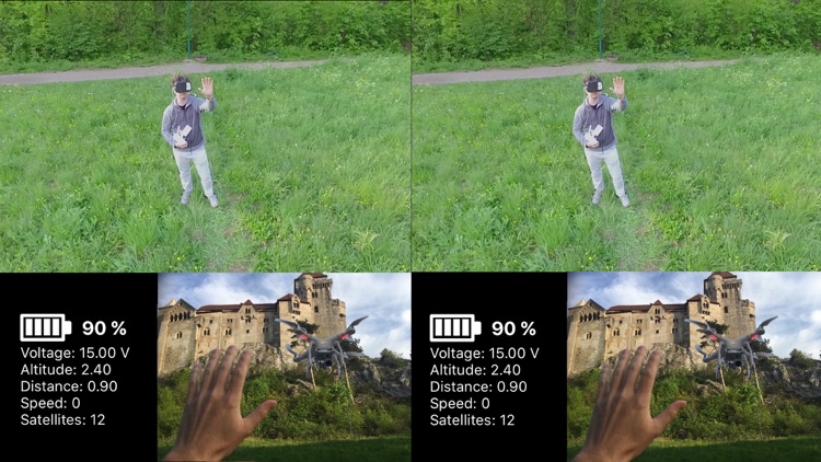 3D FPV - DJI drone flight in real 3D VR FPV screenshot-4