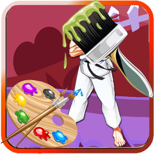 Coloring Pages ken Street Fighter Version iOS App